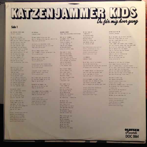 Katzenjammer Kids (2) : Du Får Mig Hver Gang (LP, Album)