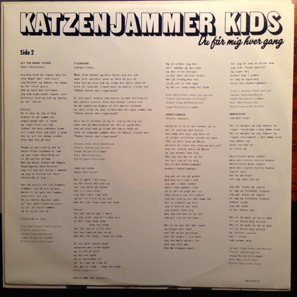 Katzenjammer Kids (2) : Du Får Mig Hver Gang (LP, Album)