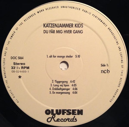 Katzenjammer Kids (2) : Du Får Mig Hver Gang (LP, Album)