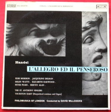 Georg Friedrich Händel : L'Allegro Ed Il Penseroso (2xLP, Album)