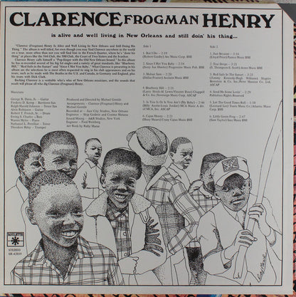 Clarence "Frogman" Henry : Clarence (Frogman) Henry Is Alive And Well Living In New Orleans And Still Doin' His Thing... (LP, Album)