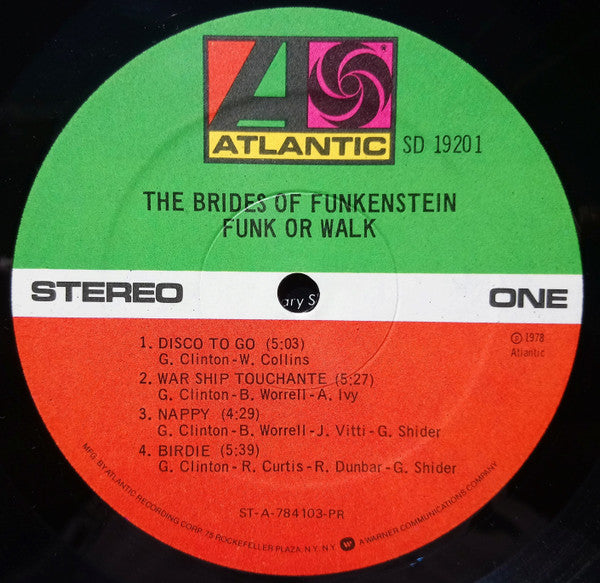 Brides Of Funkenstein : Funk Or Walk (LP, Album, Pre)