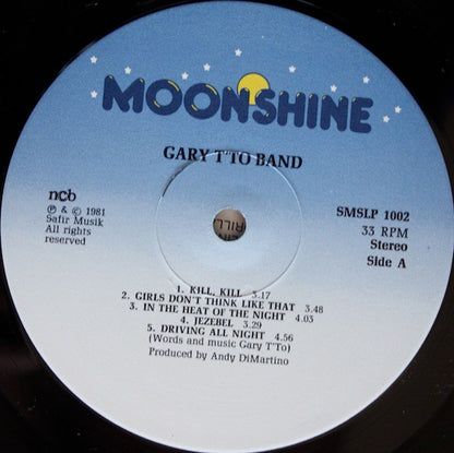 Gary T'To Band : In The Heat Of The Night (LP, Album)