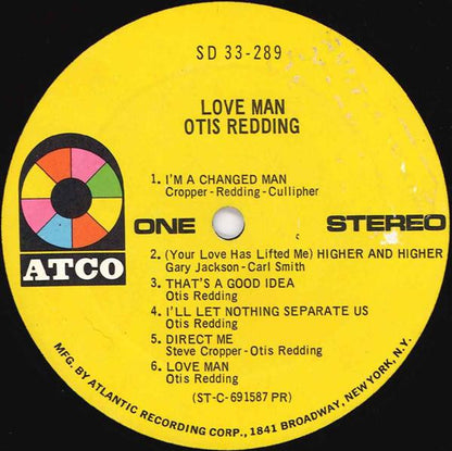 Otis Redding : Love Man (LP, Album, PR )