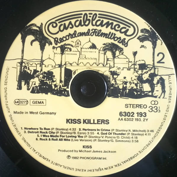 Kiss : Killers (LP, Comp)