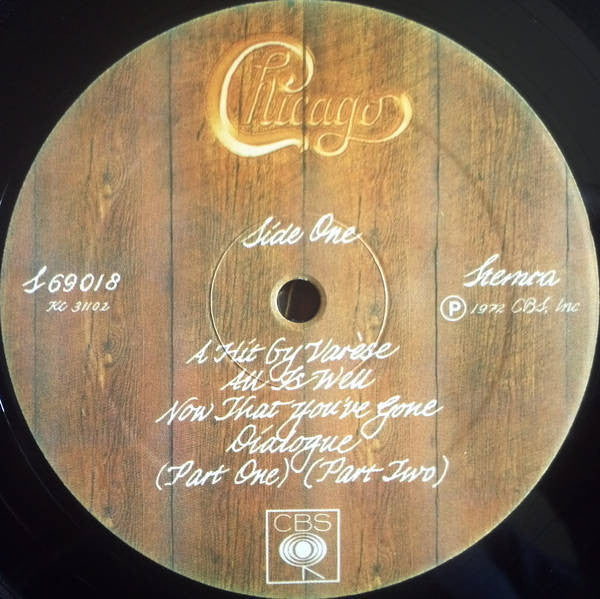 Chicago (2) : Chicago V (LP, Album, Gat)