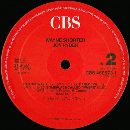 Wayne Shorter : Joy Ryder (LP, Album)