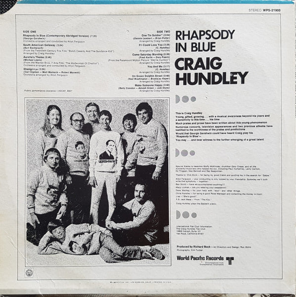 Craig Hundley : Rhapsody In Blue (LP, Album)