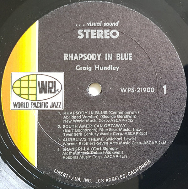 Craig Hundley : Rhapsody In Blue (LP, Album)