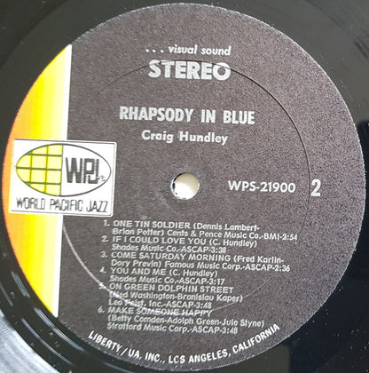 Craig Hundley : Rhapsody In Blue (LP, Album)