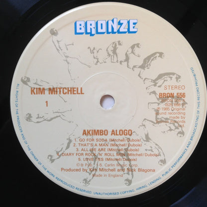 Kim Mitchell : Akimbo Alogo (LP, Album)