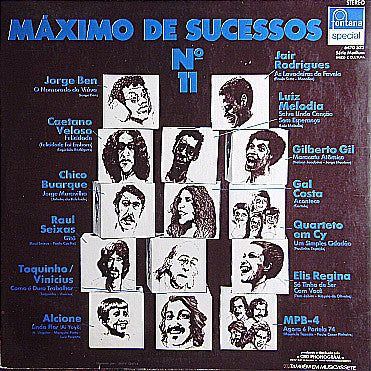 Various : Máximo De Sucessos № 11 (LP, Comp)