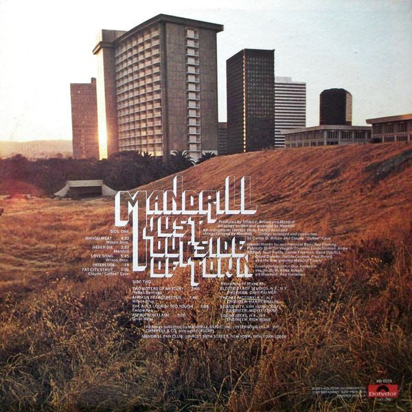 Mandrill : Just Outside Of Town (LP, Album, All)