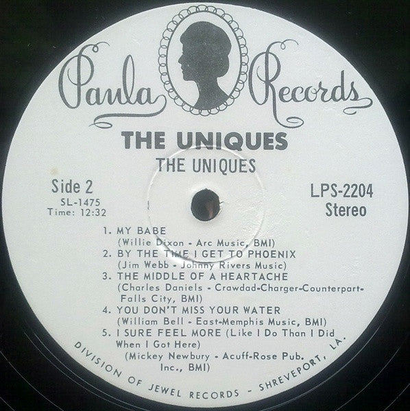 The Uniques (2) : The Uniques (LP, Album)