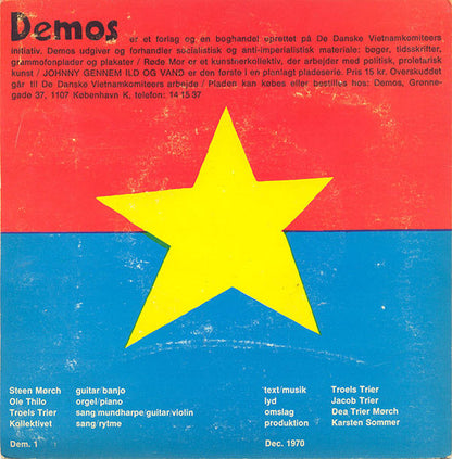 Røde Mor : Johnny Gennem Ild Og Vand (7", EP)