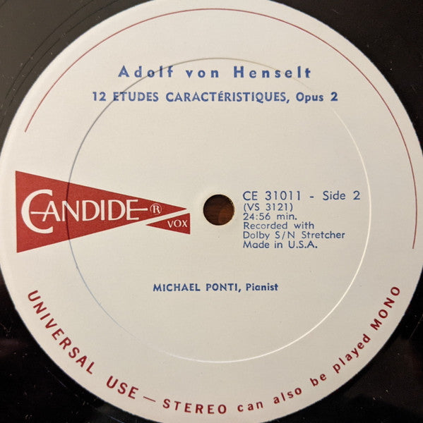 Adolph von Henselt : Henselt (LP, Album)