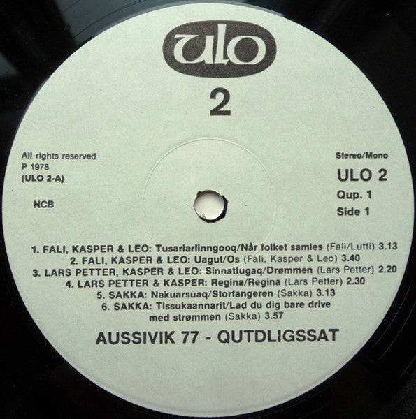 Various : Aussivik 77 (2xLP)