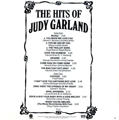 Judy Garland : The Hits Of Judy Garland (LP, Comp, Mono)