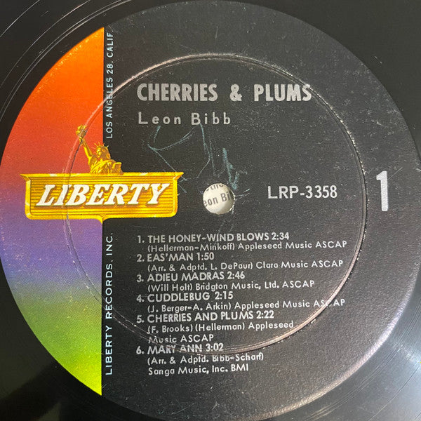 Leon Bibb : Cherries & Plums (LP, Album, Mono)