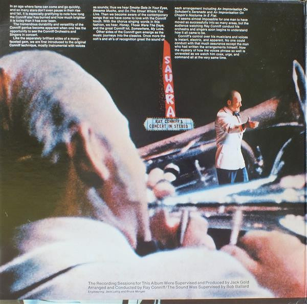 Ray Conniff : Concert In Stereo (Live At The Sahara/Tahoe) (2xLP, Album, Gat)