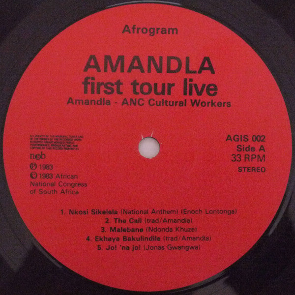 Amandla : First Tour Live (LP, Album)