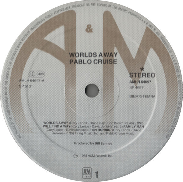 Pablo Cruise : Worlds Away (LP, Album)