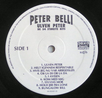 Peter Belli : Ulven Peter - De 34 Største Hits (2xLP, Comp, Gat)