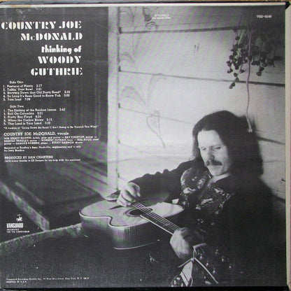 Country Joe McDonald : Thinking Of Woody Guthrie (LP, Album)