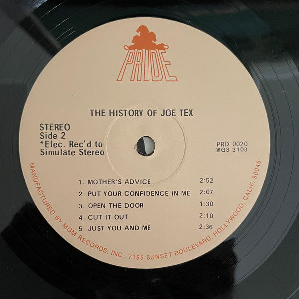 Joe Tex : The History Of Joe Tex (LP, Comp)