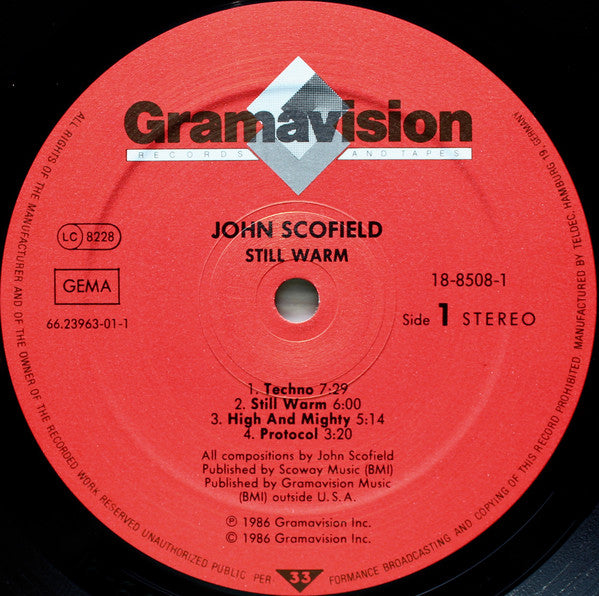 John Scofield : Still Warm (LP, Album)