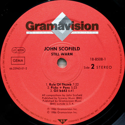 John Scofield : Still Warm (LP, Album)