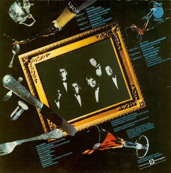 City Boy : Dinner At The Ritz (LP, Album)