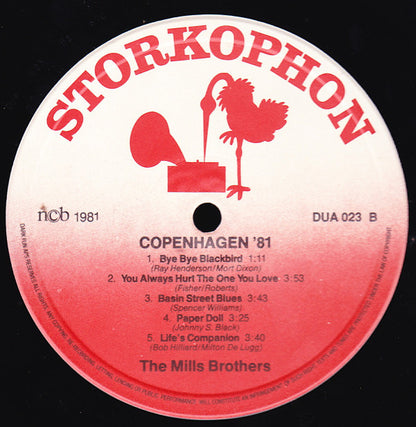 The Mills Brothers : Copenhagen '81 (LP, Album)