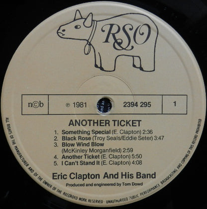 Eric Clapton : Another Ticket (LP, Album)