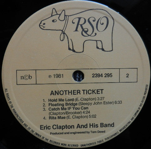 Eric Clapton : Another Ticket (LP, Album)