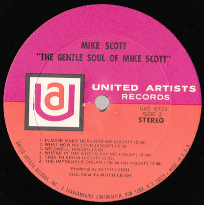 Mike Scott (25) : The Gentle Soul Of Mike Scott (LP, Album)