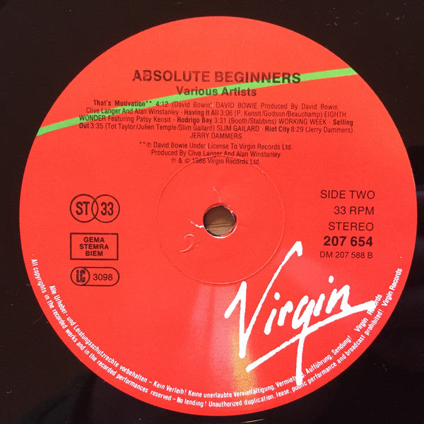 Various : Absolute Beginners (LP)