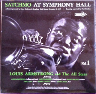 Louis Armstrong And His All-Stars : Satchmo At Symphony Hall Vol. 1 (LP, Album, Mono, RE)