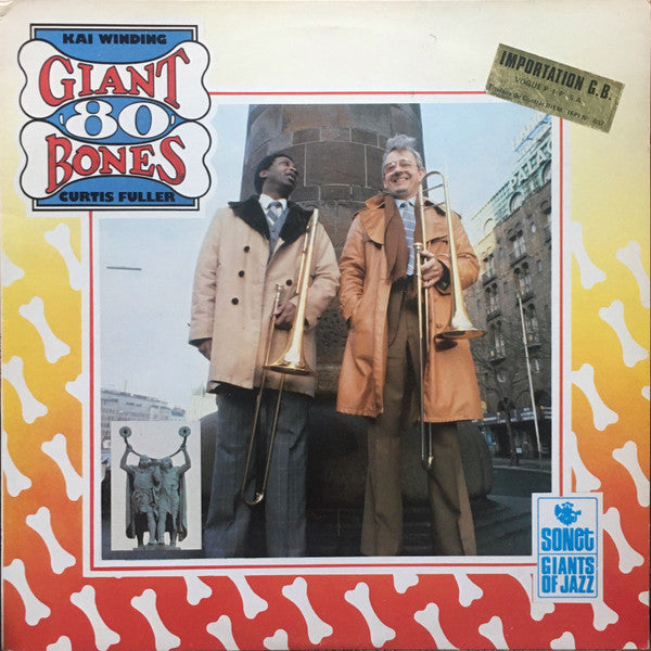 Kai Winding And Curtis Fuller : Giant Bones '80' (LP, Album)