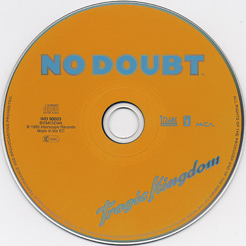 No Doubt : Tragic Kingdom (CD, Album)