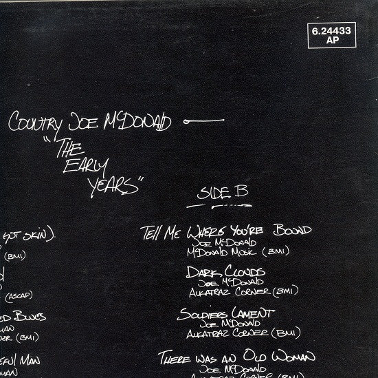 Country Joe McDonald : The Early Years (LP, Album, RE)