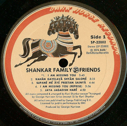 Shankar Family & Friends : Shankar Family ૐ Friends (LP, Album, San)