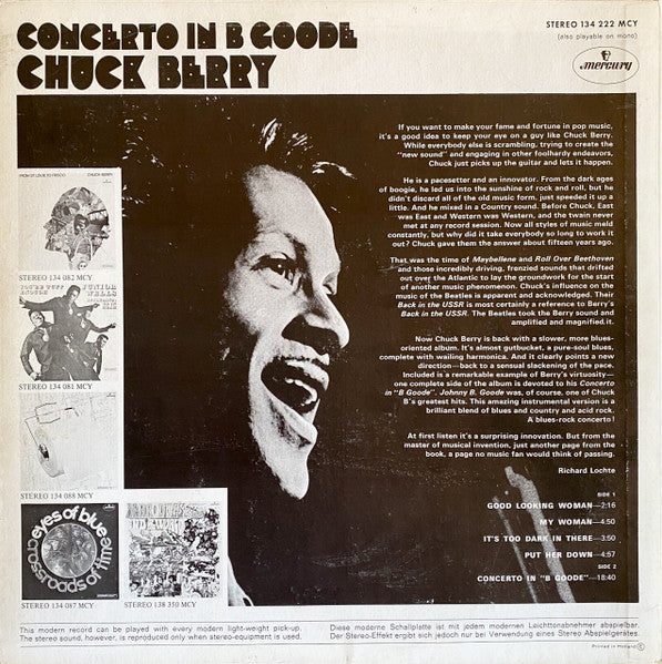 Chuck Berry : Concerto In B Goode (LP, Album)