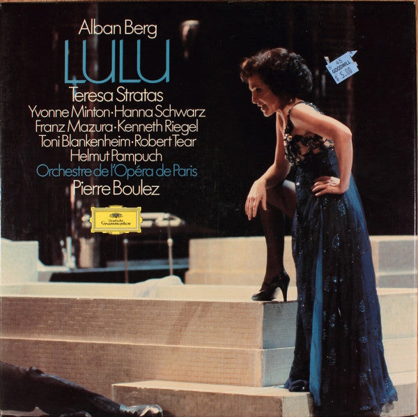 Alban Berg - Teresa Stratas, Yvonne Minton • Hanna Schwarz, Franz Mazura • Kenneth Riegel, Toni Blankenheim • Robert Tear, Helmut Pampuch, Orchestre National De L'Opéra De Paris, Pierre Boulez : Lulu (4xLP, Album + Box)