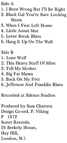 Big Joe Williams : The Legacy Of The Blues Vol. 6 (LP, Album)