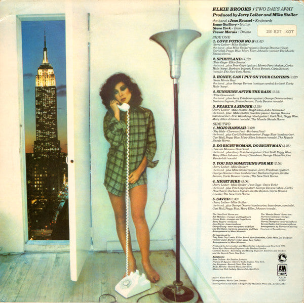 Elkie Brooks : Two Days Away (LP, Album)