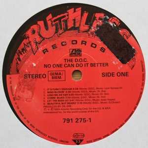 The D.O.C. : No One Can Do It Better (LP, Album)