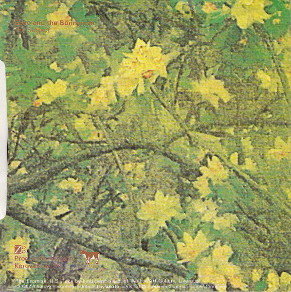 Echo & The Bunnymen : The Back Of Love (7", Single)