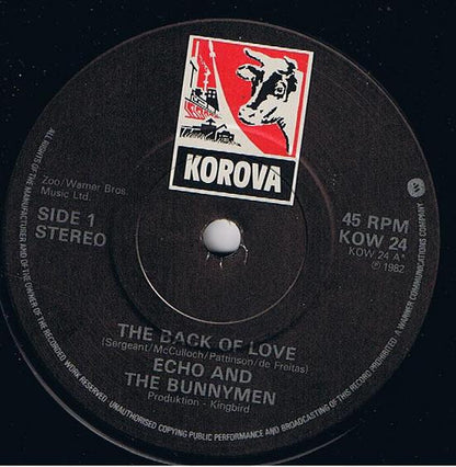 Echo & The Bunnymen : The Back Of Love (7", Single)