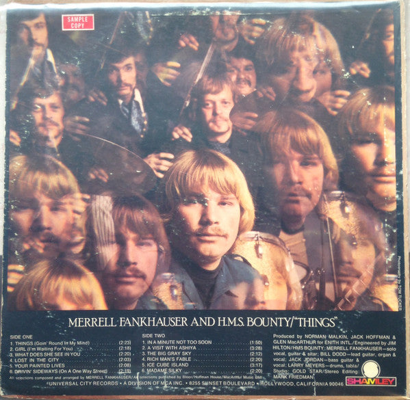 Merrell Fankhauser & H.M.S. Bounty : Things! (LP, Album)